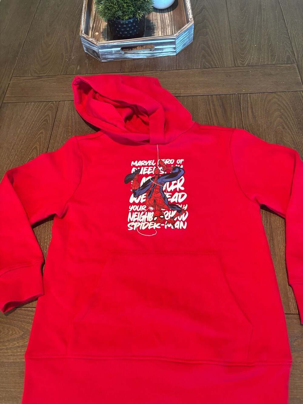 Marvel Spider-Man 'Your Friendly Neighborhood' Graphic Fleece Hoodie